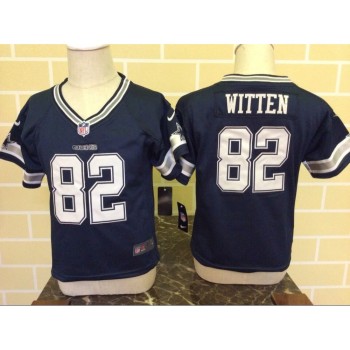 Toddler Dallas Cowboys #82 Jason Witten Blue Stitched NFL Jersey