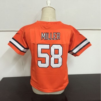 Toddler Denver Broncos #58 Von Miller Orange Stitched NFL Jersey Toddler Denver Broncos #58 Von Miller Orange Stitched NFL Jersey