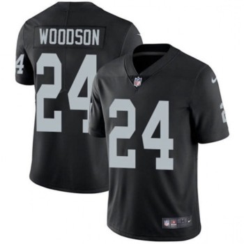 Toddlers Las Vegas Raiders #24 Charles Woodson Black Vapor Limited Stitched Jersey Toddlers Las Vegas Raiders #24 Charles Woodson Black Vapor Limited Stitched Jersey