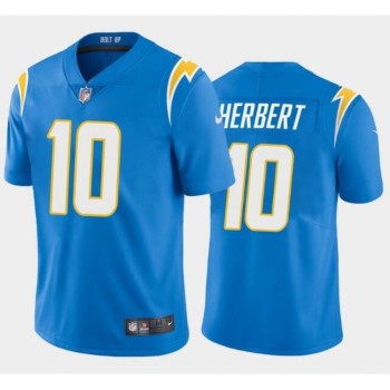 Toddlers Los Angeles Chargers #10 Justin Herbert Light Blue Vapor Limited Stitched Jersey Toddlers Los Angeles Chargers #10 Justin Herbert Light Blue Vapor Limited Stitched Jersey