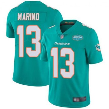 Toddlers Miami Dolphins #13 Dan Marino Aqua With 347 Shula Patch 2020 Vapor Untouchable Limited Stitched NFL Jersey Toddlers Miami Dolphins #13 Dan Marino Aqua With 347 Shula Patch 2020 Vapor Untouchable Limited Stitched NFL Jersey