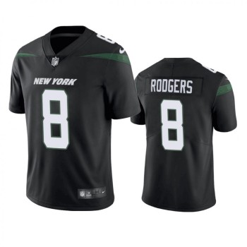 Toddlers New York Jets #8 Aaron Rodgers Black Vapor Untouchable Limited Stitched Jersey Toddlers New York Jets #8 Aaron Rodgers Black Vapor Untouchable Limited Stitched Jersey