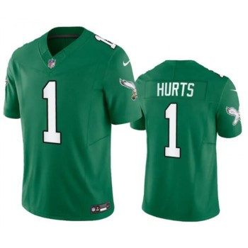 Toddlers Philadelphia Eagles #1 Jalen Hurts Green 2023 F.U.S.E. Vapor Untouchable Stitched Football Jersey Toddlers Philadelphia Eagles #1 Jalen Hurts Green 2023 F.U.S.E. Vapor Untouchable Stitched Football Jersey