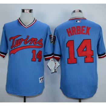 Twins #14 Kent Hrbek Light Blue 1984 Turn Back The Clock Stitched MLB Jersey Twins #14 Kent Hrbek Light Blue 1984 Turn Back The Clock Stitched MLB Jersey