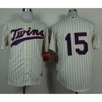 Twins #15 Glen Perkins Cream Cool Base Stitched MLB Jersey Twins #15 Glen Perkins Cream Cool Base Stitched MLB Jersey