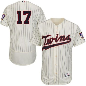 Twins #17 Jose Berrios Cream(Black Strip) Flexbase Authentic Collection Stitched MLB Jersey Twins #17 Jose Berrios Cream(Black Strip) Flexbase Authentic Collection Stitched MLB Jersey