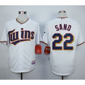 Twins #22 Miguel Sano White Home Cool Base Stitched MLB Jersey Twins #22 Miguel Sano White Home Cool Base Stitched MLB Jersey