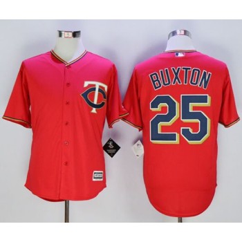Twins #25 Byron Buxton Red New Cool Base Stitched MLB Jersey Twins #25 Byron Buxton Red New Cool Base Stitched MLB Jersey