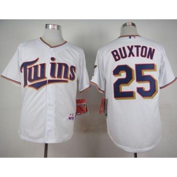Twins #25 Byron Buxton White Cool Base Stitched MLB Jersey Twins #25 Byron Buxton White Cool Base Stitched MLB Jersey