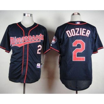 Twins #2 Brian Dozier Navy Blue Cool Base Stitched MLB Jersey Twins #2 Brian Dozier Navy Blue Cool Base Stitched MLB Jersey