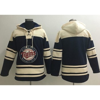 Twins Blank Navy Blue Sawyer Hooded Sweatshirt MLB Hoodie Twins Blank Navy Blue Sawyer Hooded Sweatshirt MLB Hoodie