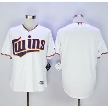 Twins Blank New White Cool Base Stitched MLB Jersey Twins Blank New White Cool Base Stitched MLB Jersey