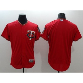 Twins Blank Red Flexbase Authentic Collection Stitched MLB Jersey Twins Blank Red Flexbase Authentic Collection Stitched MLB Jersey