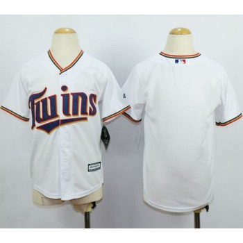 Twins Blank White Cool Base Stitched Youth MLB Jersey Twins Blank White Cool Base Stitched Youth MLB Jersey