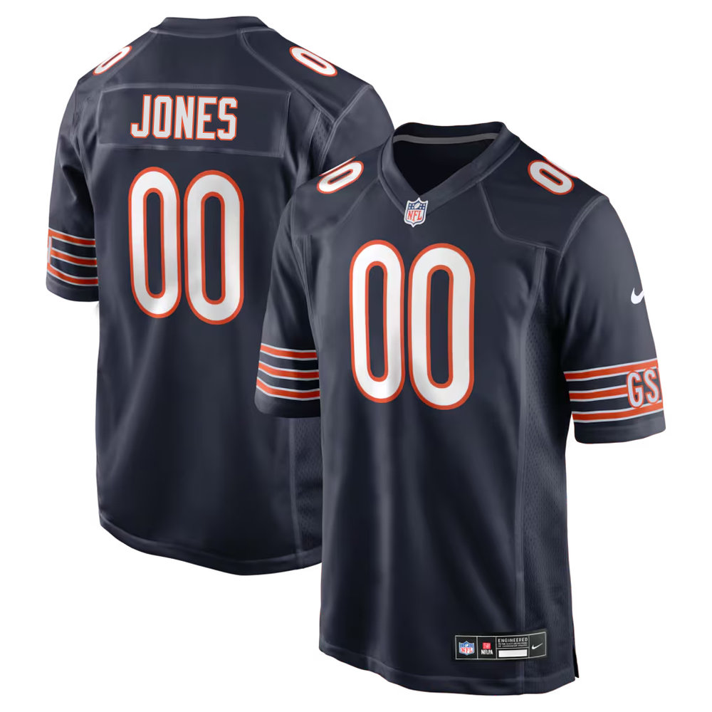 Youth Chicago Bears Logan Jones Navy 2026 NFL Draft Vapor F.U.S.E. Limited Jersey Youth Chicago Bears Logan Jones Navy 2026 NFL Draft Vapor F.U.S.E. Limited Jersey