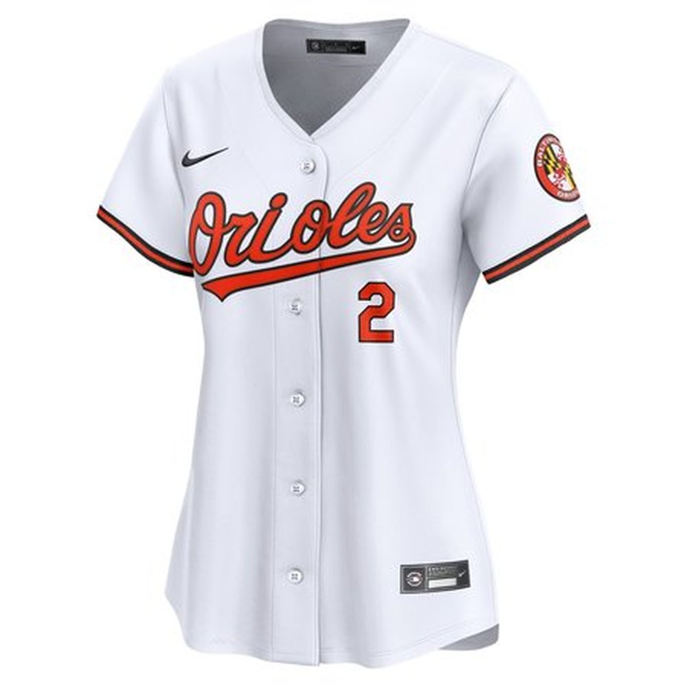 Women's Baltimore Orioles Gunnar Henderson White Home Limited Player Jersey