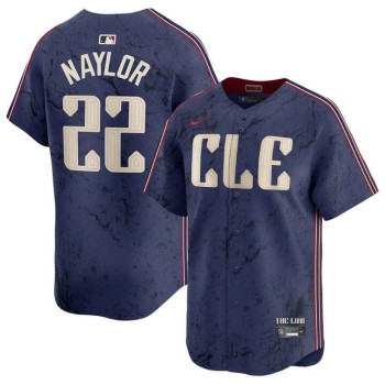 Youth Cleveland Guardians #22 Josh Naylor Navy 2024 City Connect Limited Stitched Baseball Jersey Youth Cleveland Guardians #22 Josh Naylor Navy 2024 City Connect Limited Stitched Baseball Jersey