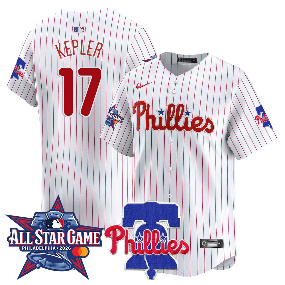 Youth Philadelphia Phillies #17 Max Kepler White 2026 MLB All-Star Jersey Youth Philadelphia Phillies #17 Max Kepler White 2026 MLB All-Star Jersey