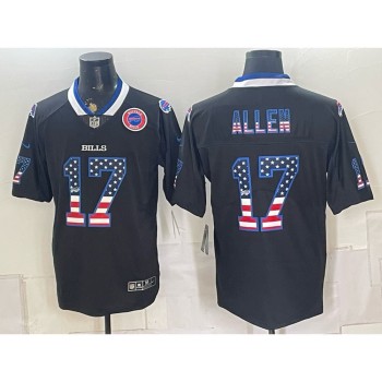 Men's Buffalo Bills #17 Josh Allen Black Vapor Limited Jersey Men's Buffalo Bills #17 Josh Allen Black Vapor Limited Jersey