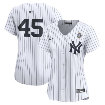 Women's New York Yankees #45 Gerrit Cole White 2024 World Series Limited Player Jersey Women's New York Yankees #45 Gerrit Cole White 2024 World Series Limited Player Jersey