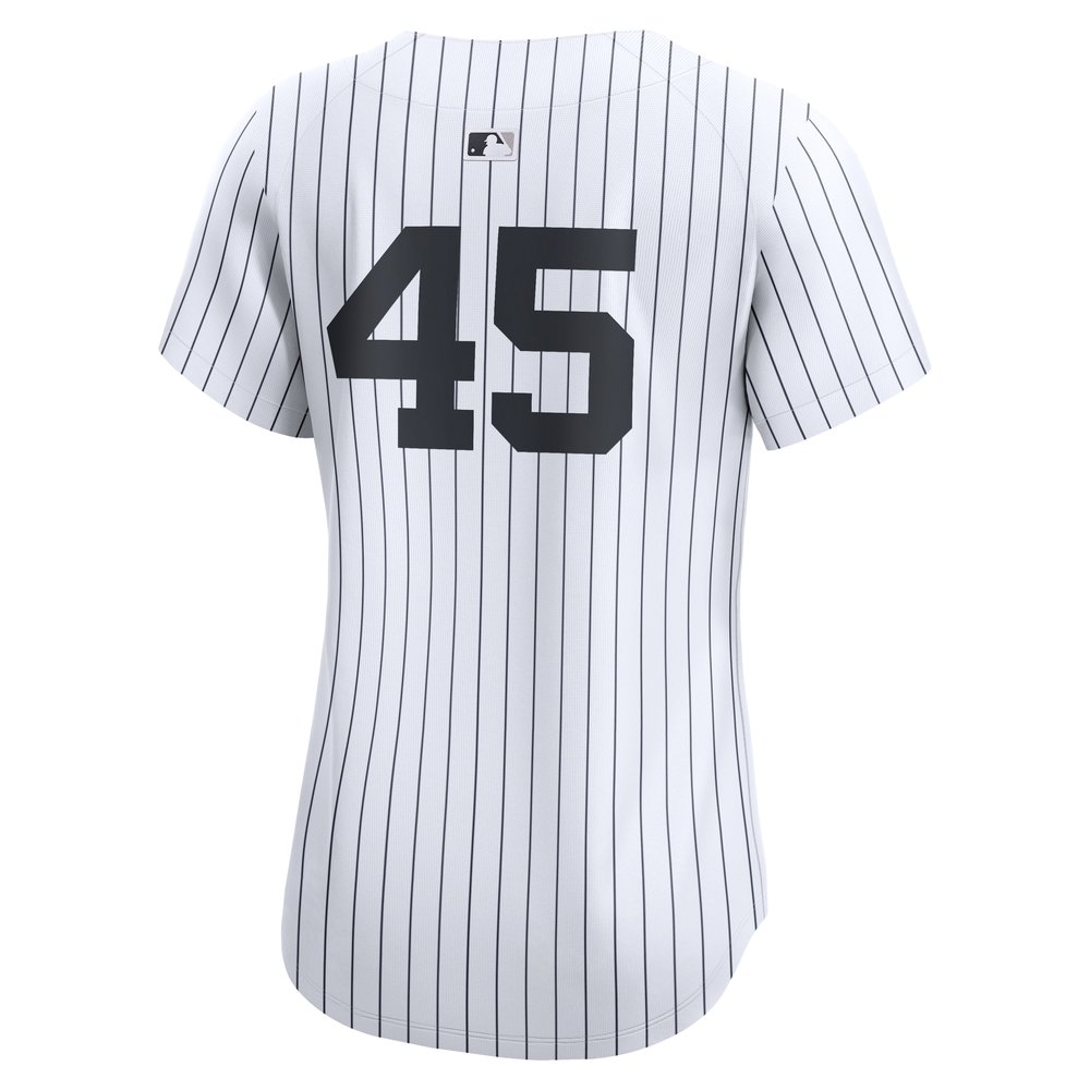 Women's New York Yankees #45 Gerrit Cole White 2024 World Series Limited Player Jersey Women's New York Yankees #45 Gerrit Cole White 2024 World Series Limited Player Jersey