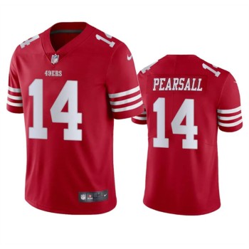 Youth San Francisco 49ers #14 Ricky Pearsall Red 2024 Draft Vapor Untouchable Limited Stitched Football Jersey Youth San Francisco 49ers #14 Ricky Pearsall Red 2024 Draft Vapor Untouchable Limited Stitched Football Jersey