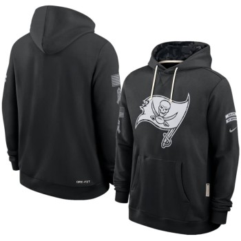 Men's Tampa Bay Buccaneers Nike Black 2026 Salute to Service Sideline Dri-FIT Pullover Hoodie Men's Tampa Bay Buccaneers Nike Black 2026 Salute to Service Sideline Dri-FIT Pullover Hoodie