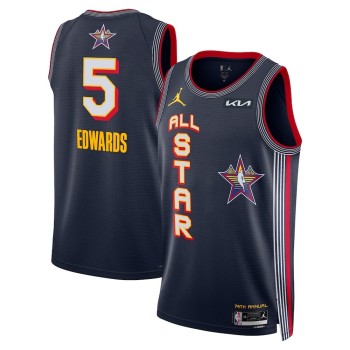 Unisex #5 Anthony Edwards Navy 2025 NBA All-Star Game Swingman Player Jersey Unisex #5 Anthony Edwards Navy 2025 NBA All-Star Game Swingman Player Jersey