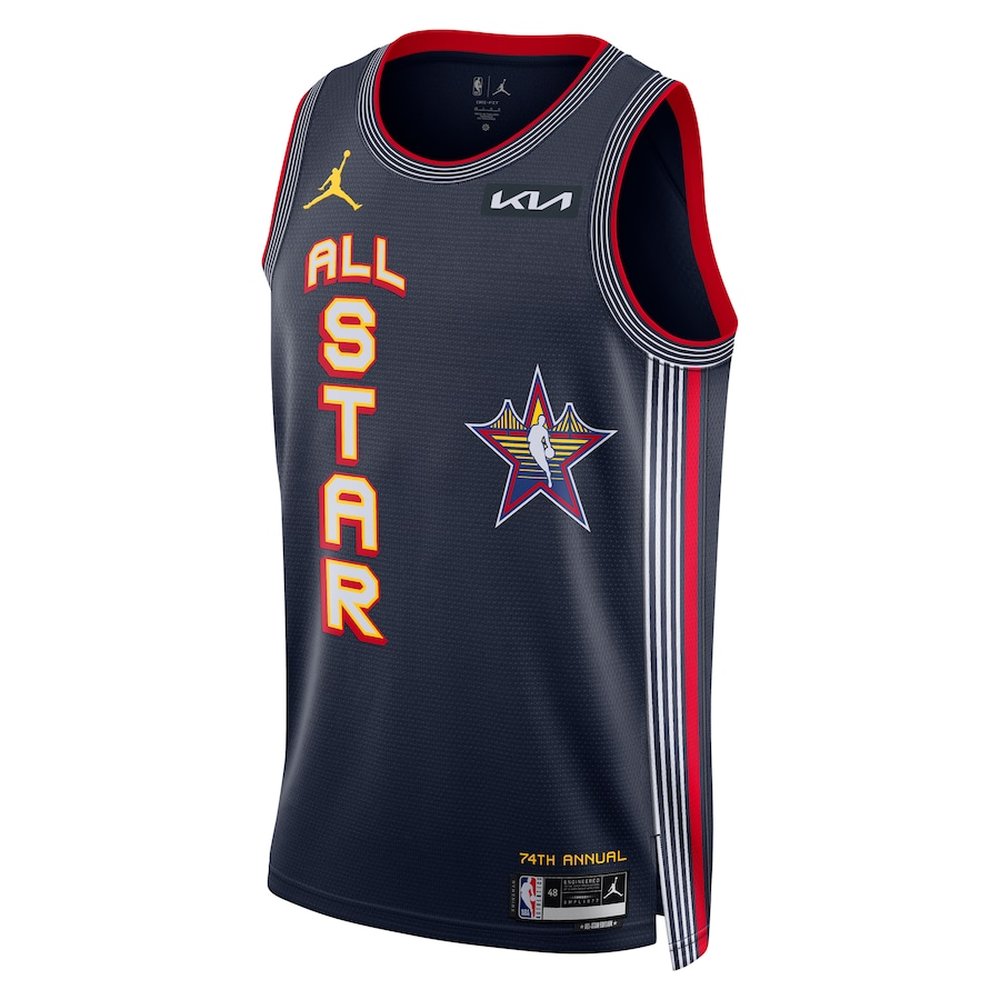 Unisex #11 Jalen Brunson Navy 2025 NBA All-Star Game Swingman Player Jersey