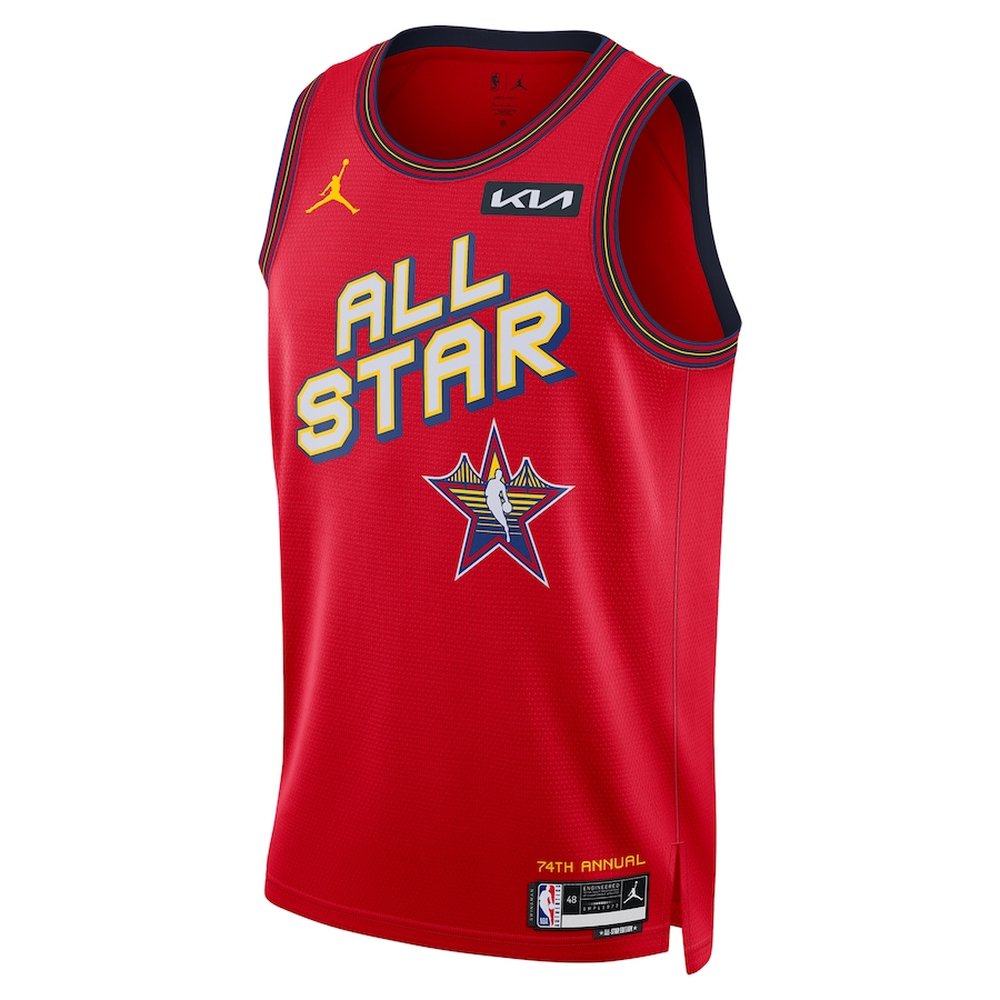 Unisex #1 Victor Wembanyama Red 2025 NBA All-Star Game Swingman Player Jersey Unisex #1 Victor Wembanyama Red 2025 NBA All-Star Game Swingman Player Jersey