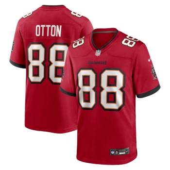 Men's Tampa Bay Buccaneers #88 Cade Otton Nike Red Game Player Jersey