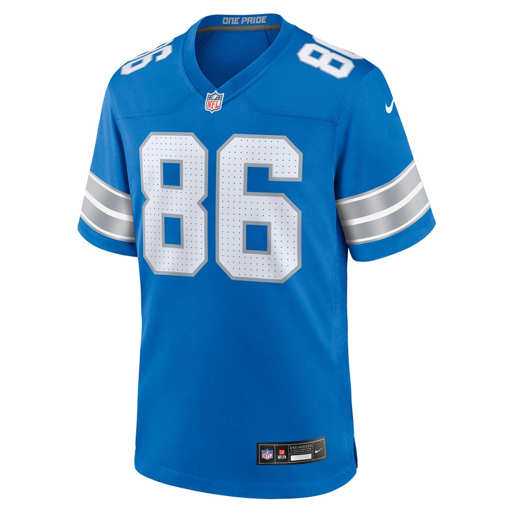 Men's Detroit Lions Isaac Rex  Blue Game Jersey
