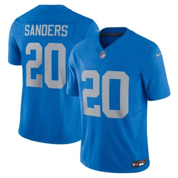 Men's Detroit Lions #20 Barry Sanders Blue Vapor F.U.S.E. Alternate Limited Jersey Men's Detroit Lions #20 Barry Sanders Blue Vapor F.U.S.E. Alternate Limited Jersey