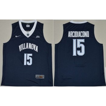 Villanova Wildcats #15 Ryan Arcidiacono Navy Blue Basketball Stitched NCAA Jersey Villanova Wildcats #15 Ryan Arcidiacono Navy Blue Basketball Stitched NCAA Jersey
