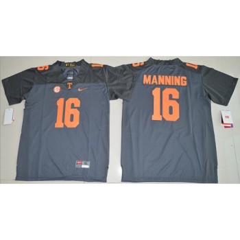 Vols #16 Peyton Manning Grey Stitched Youth NCAA Jersey Vols #16 Peyton Manning Grey Stitched Youth NCAA Jersey