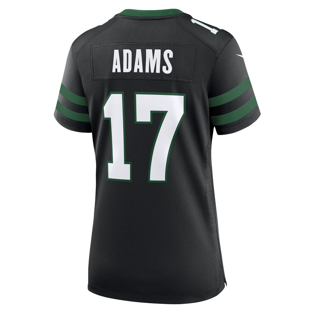 Women's New York Jets #17 Davante Adams Legacy Black Alternate Game Jersey
