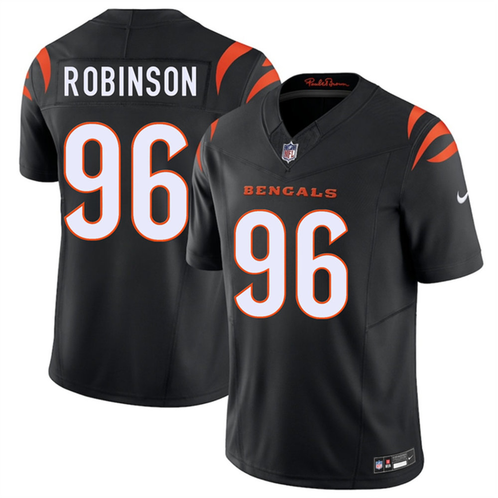 Youth Cincinnati Bengals #96 Landon Robinson Black 2026 NFL Draft Vapor F.U.S.E. Limited Jersey Youth Cincinnati Bengals #96 Landon Robinson Black 2026 NFL Draft Vapor F.U.S.E. Limited Jersey