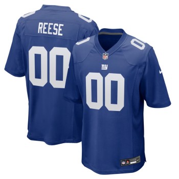 Men's New York Giants Arvell Reese Royal 2026 NFL Draft Game Jersey Men's New York Giants Arvell Reese Royal 2026 NFL Draft Game Jersey