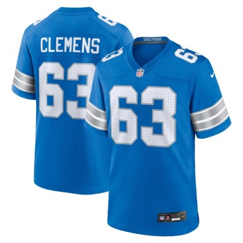 Men's Detroit Lions Duke Clemens Blue Game Jersey Men's Detroit Lions Duke Clemens Blue Game Jersey