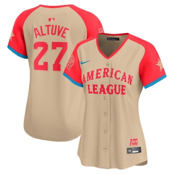 Women's American League Jose Altuve Cream 2024 MLB All-Star Game Limited Player Jersey Women's American League Jose Altuve Cream 2024 MLB All-Star Game Limited Player Jersey