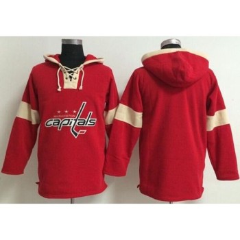 Washington Capitals Blank Red Pullover NHL Hoodie Washington Capitals Blank Red Pullover NHL Hoodie