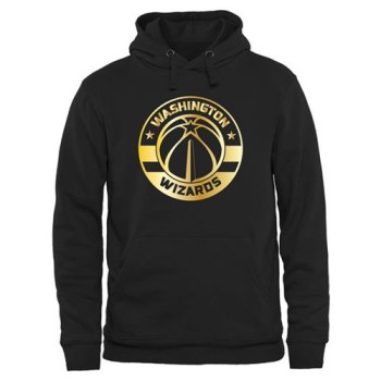 Washington Wizards Gold Collection Pullover Hoodie Black Washington Wizards Gold Collection Pullover Hoodie Black