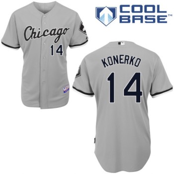 White Sox #14 Paul Konerko Grey Cool Base Stitched Youth MLB Jersey White Sox #14 Paul Konerko Grey Cool Base Stitched Youth MLB Jersey