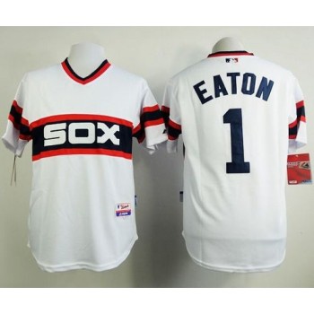White Sox #1 Adam Eaton White Alternate Home Cool Base Stitched MLB Jersey White Sox #1 Adam Eaton White Alternate Home Cool Base Stitched MLB Jersey