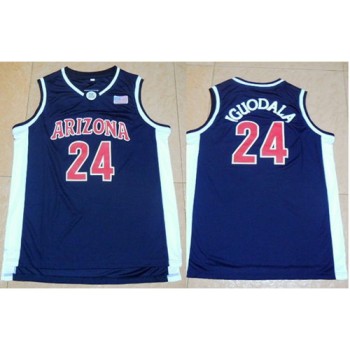 Wildcats #24 Andre Iguodala Navy Blue Basketball Stitched NCAA Jersey Wildcats #24 Andre Iguodala Navy Blue Basketball Stitched NCAA Jersey