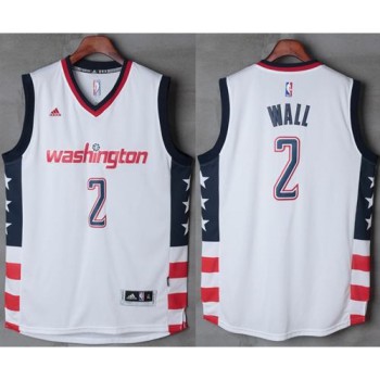 Wizards #2 John Wall New White Home Stitched NBA Jersey Wizards #2 John Wall New White Home Stitched NBA Jersey