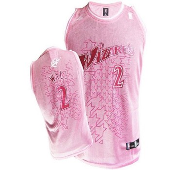 Wizards #2 John Wall Pink Women Fashion Stitched NBA Jersey Wizards #2 John Wall Pink Women Fashion Stitched NBA Jersey