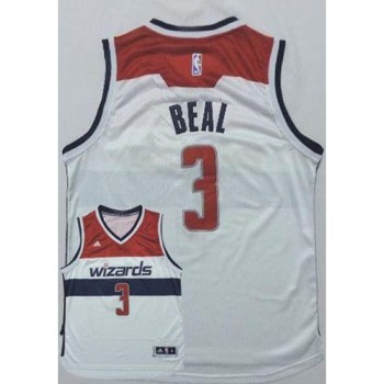 Wizards #3 Bradley Beal New White Home Stitched NBA Jersey Wizards #3 Bradley Beal New White Home Stitched NBA Jersey