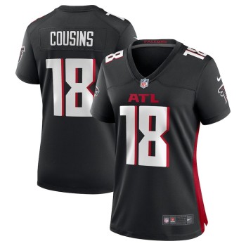 Women's Atlanta Falcons Kirk Cousins Black Game Player Jersey Women's Atlanta Falcons Kirk Cousins Black Game Player Jersey