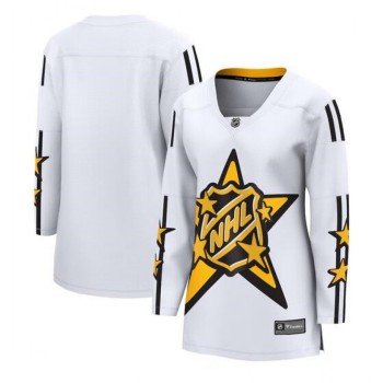 Women's All-Star Game 2024 White Breakaway Stitched Hockey Jersey Women's All-Star Game 2024 White Breakaway Stitched Hockey Jersey